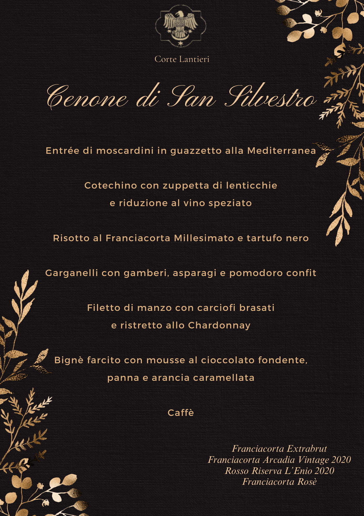 menu di capodanno